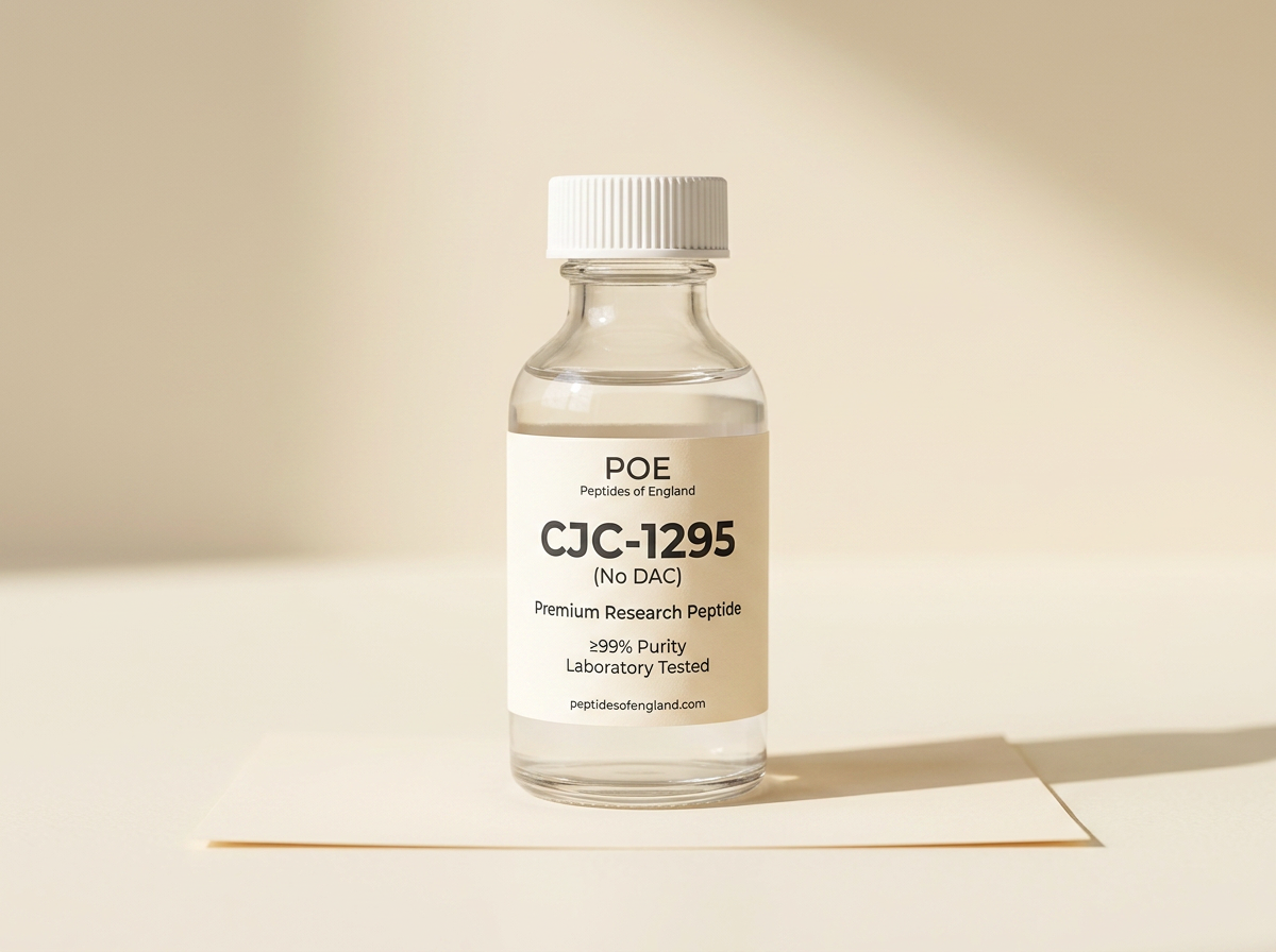 CJC-1295 (No DAC) research peptide bottle — Peptides of England